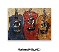 Marianne Philip, 103 	Trio Six String Guitars   275 18x24