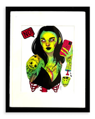 11.c Jessica Higgins Go Away $45 11x14 (frame) 8x10 (print) @prettylittlezombies