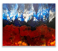 Lisa O'Connell, 90	Fire and ice 16x20 $200