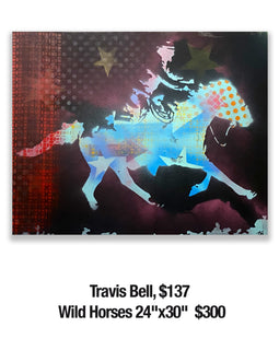 Travis Bell, 137	Wild Horses 24"x30"  $300