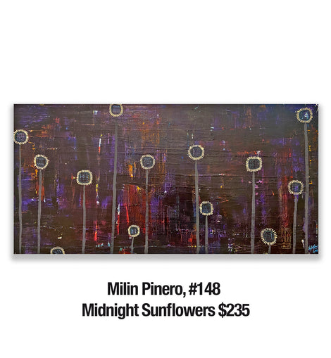 Milin Pinero, 148 Midnight Sunflowers $235