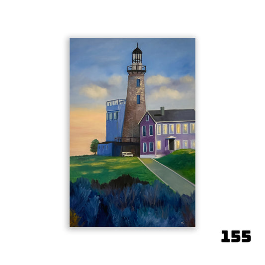 Tetyana Hubska, 155, Lighthouse, New York, Oil on canvas, 24” x 36”	$480	@tetyanahubska.art