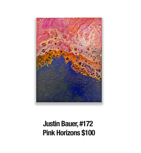 Justin Bauer, 172, Pink Horizons $100