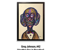 Greg Johnson, 42	"Another Day in Paradise" 36x24 marker on foam core $500