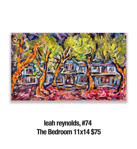 leah reynolds, 74	The Bedroom 11x14 $75