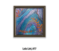 Lela Lint, 77	Indigo Blue…  12x12