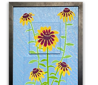 Linwood Nichols, 85	"Cone Flowers" 11x14 Acrylic $125.00