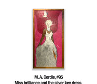 M. A. Cordle, 95	Miss brilliance and the silver key dress, $1300, 24x48