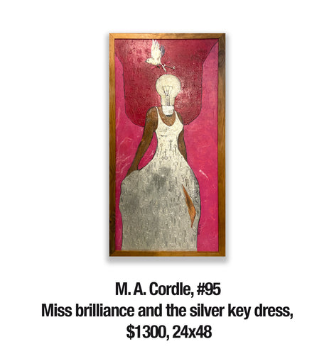 M. A. Cordle, 95	Miss brilliance and the silver key dress, $1300, 24x48