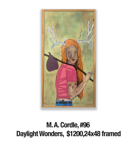 M. A. Cordle, 96	Daylight Wonders,  $1200,24x48 framed