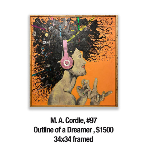 M. A. Cordle, 97	Outline of a Dreamer , $1500, 34x34 framed