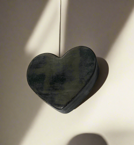 Kayla Weinman, 67 	Shimmering Heart, $30, 4.5in x 5in x 1.5in