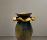 Kayla Weinman, 69 	Collared vase, $70, 5.5in x 5.5in x 9.5in