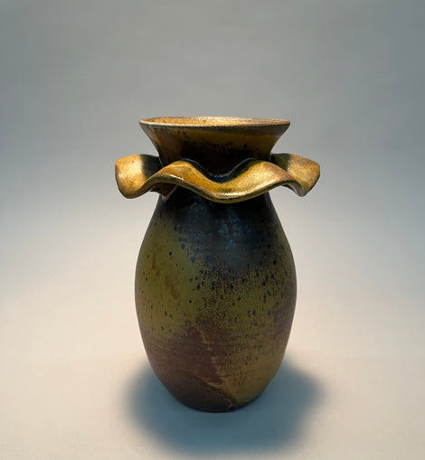 Kayla Weinman, 69 	Collared vase, $70, 5.5in x 5.5in x 9.5in